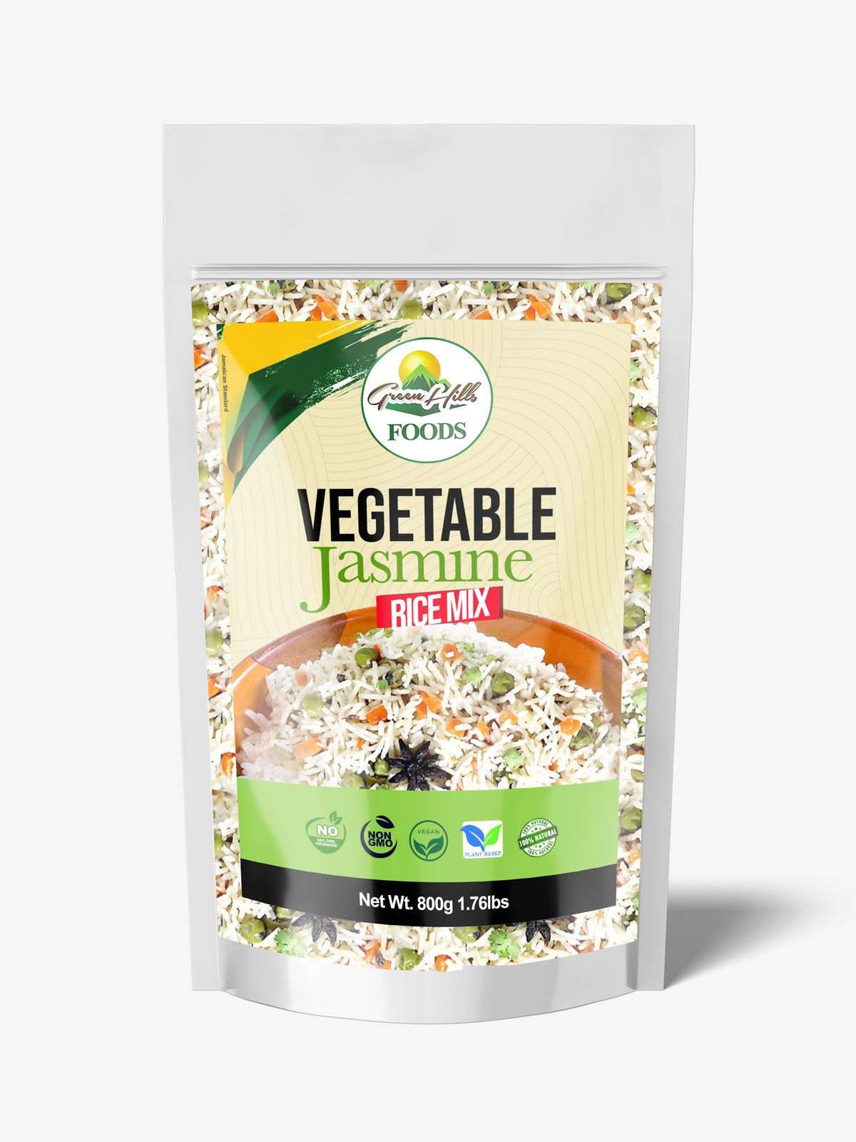 Rice (Jasmine) - Vegetable Mix. - 800g 1.76lbs
