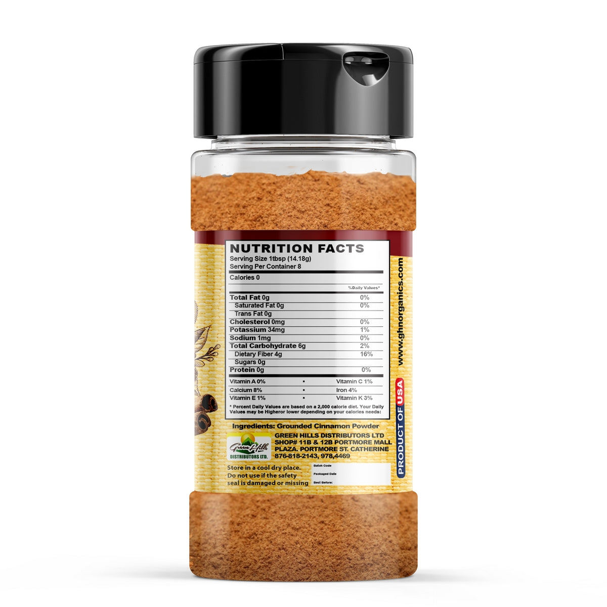 Cinnamon Powder Ceylon – 113.4g (4oz)