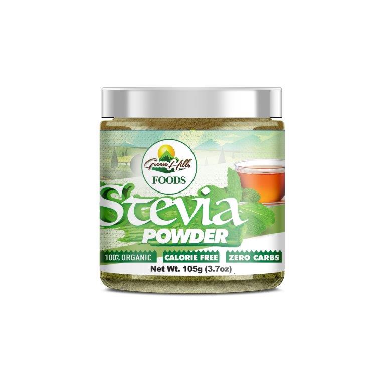 Stevia Leaf Powder ( Green in Colour) - 105g (3.70oz)