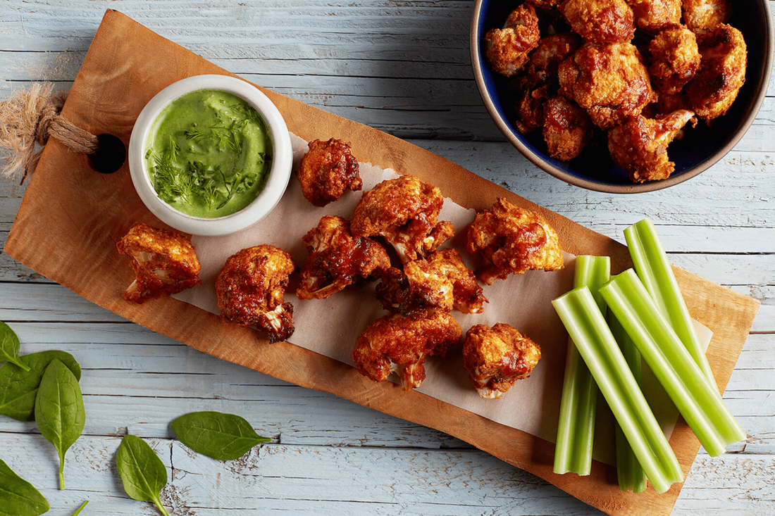 Crispy Buffalo Cauliflower Bites