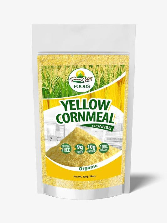 Yellow Cornmeal – Organic (Coarse) - 400g (14oz)