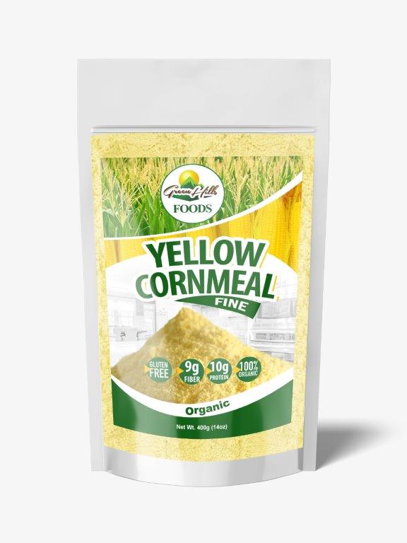 Yellow Cornmeal - Organic Fine - 400g (14oz)