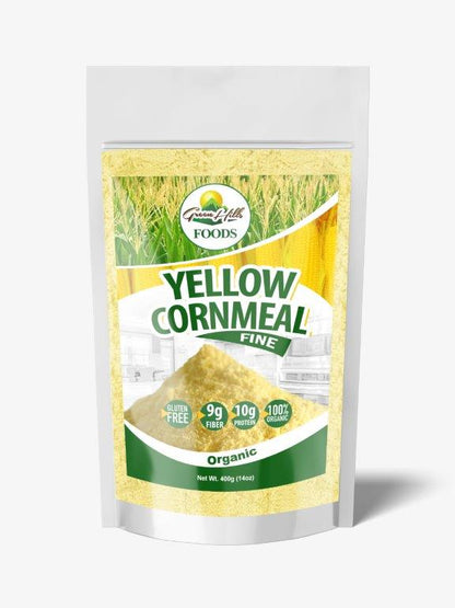 Yellow Cornmeal - Organic Fine - 400g (14oz)
