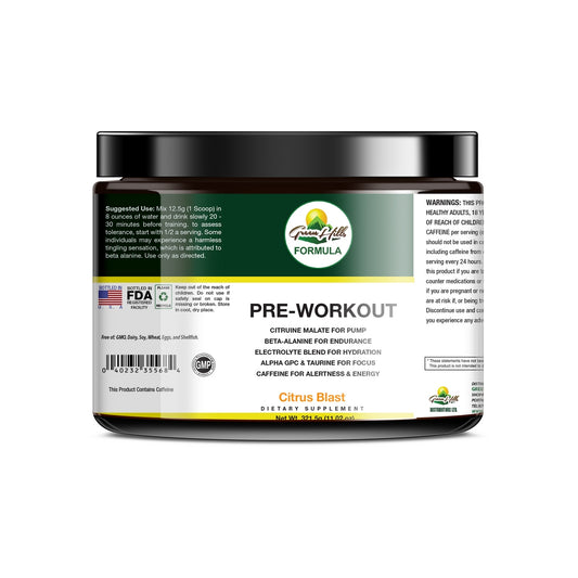 Pre - Workout - Citrus Blast  321.5g (11.02oz)