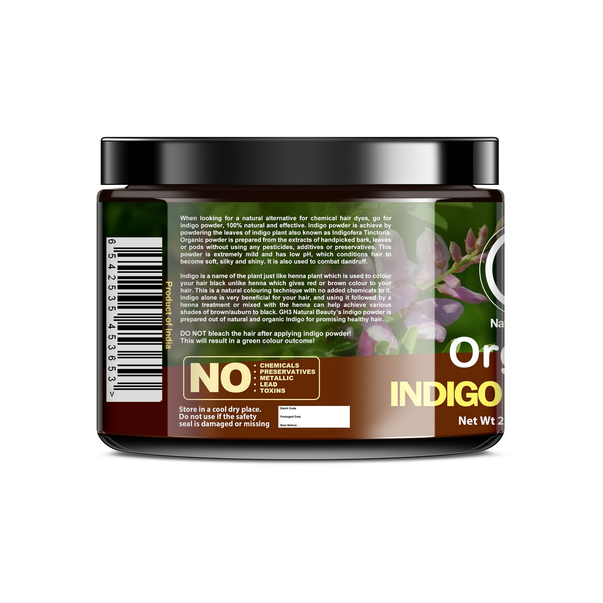 Indigo Powder - Organic 200g (7.05oz)