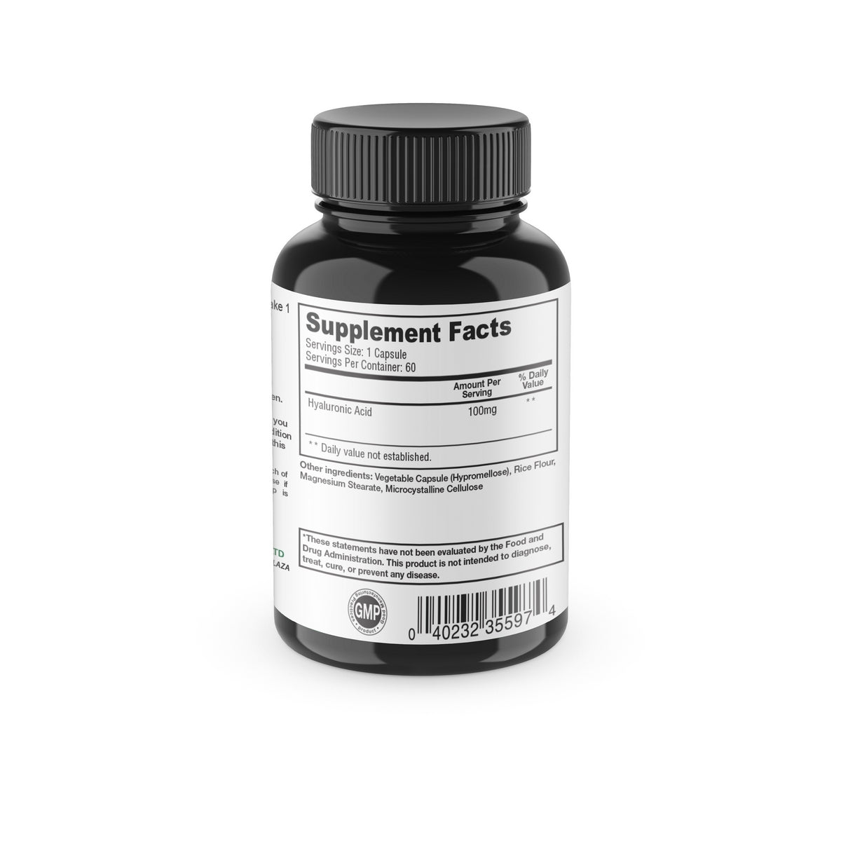 Hyaluronic Acid 100mg 60 v/caps