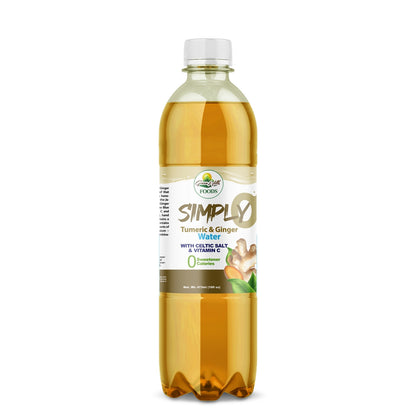 Simply 0 Turmeric & Ginger Water – 473ml (16fl oz)