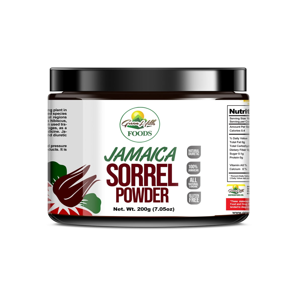 Sorrel Powder ( Jamaica) – 200g (7.05oz)