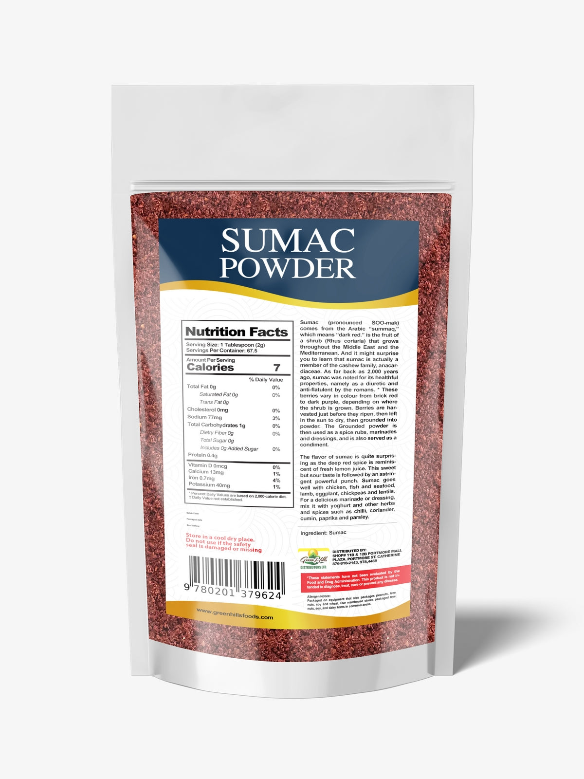 Sumac Powder – 135g (4.76oz)