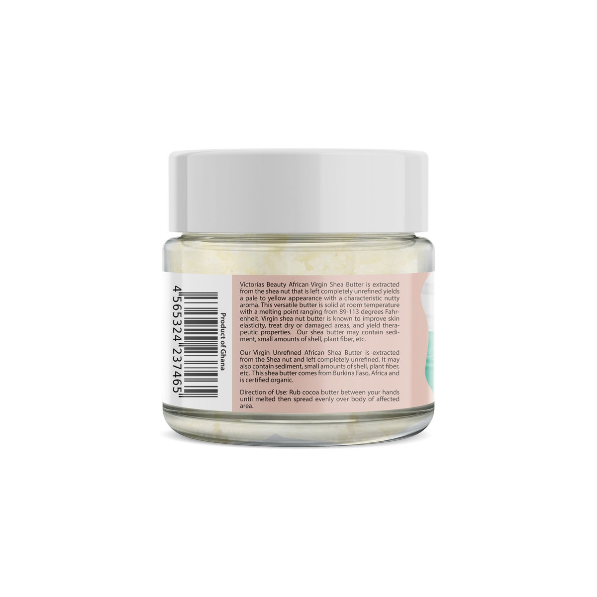 African Virgin Shea Butter with Vitamin E Oil – 250g (8oz)