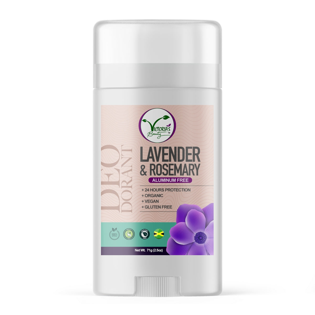 Deodorant (Lavender & Rosemary) - Aluminum Free – 71g (2.5oz)