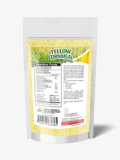 Yellow Cornmeal - Organic Fine - 400g (14oz)