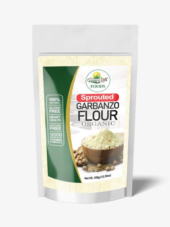 Garbanzo Flour - Sprouted & Organic -350g (12.35oz)