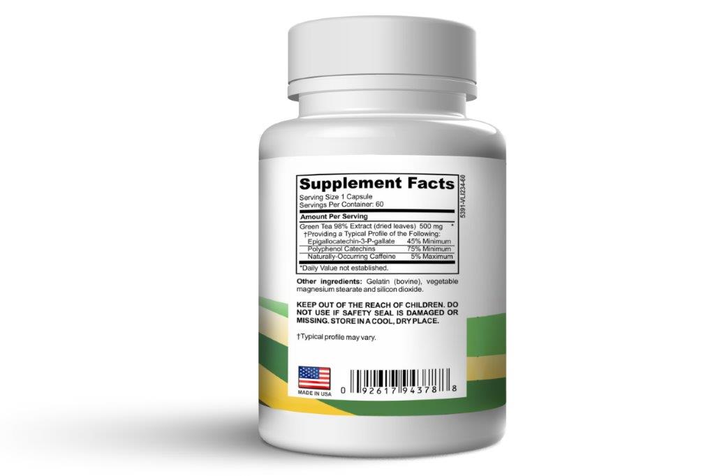 Green Tea 500mg - 60caps