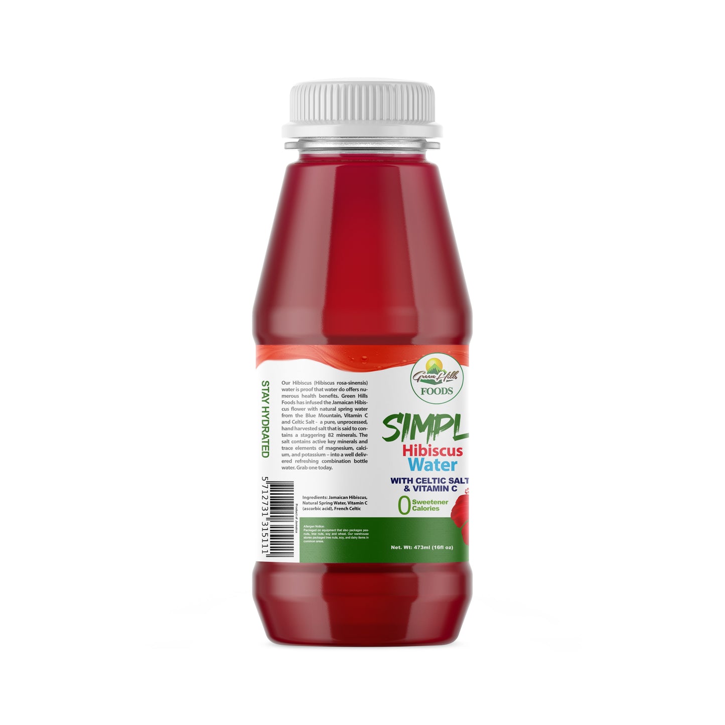 Simply 0 Hibiscus Water – 473ml (16fl oz)