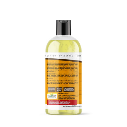 Castile Soap Liquid - Un-Scented 473.17ml (16fl oz)