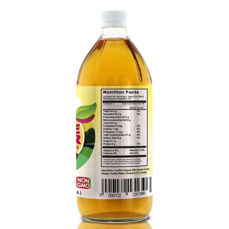 Apple Cider Vinegar with Mother - 473ml (16fl oz)