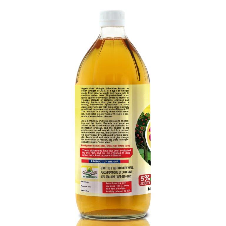 Apple Cider Vinegar with Mother - 473ml (16fl oz)