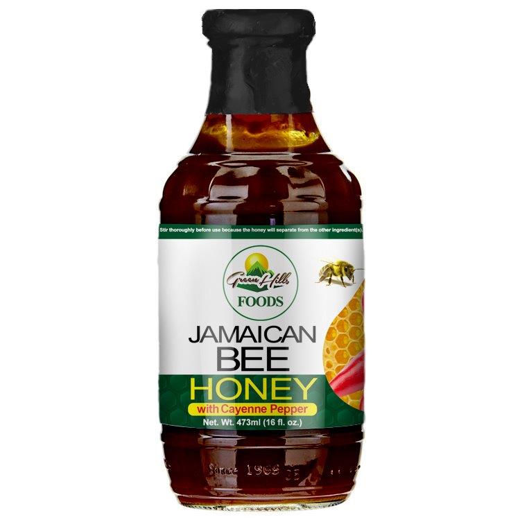 Bee Honey ( Jamaica) With Cayenne Pepper - 473ml (16fl oz)