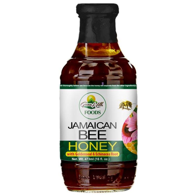 Bee Honey ( Jamaica) With Goldenseal & Echinacea Root - 473ml (16fl oz)