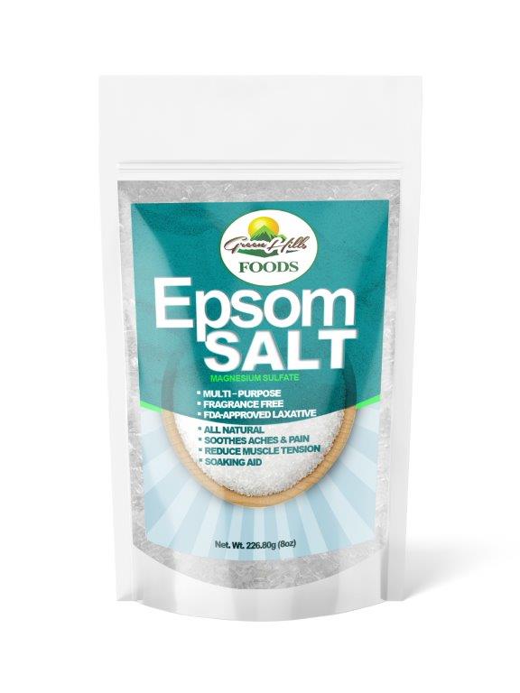 Epsom Salt - Food Grade -226.80g (8oz)