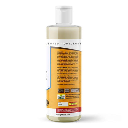 Castile Soap Liquid - Un-Scented 473.17ml (16fl oz)