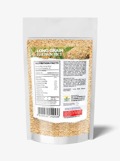 Rice - Long Grain Brown- 455g (16oz)