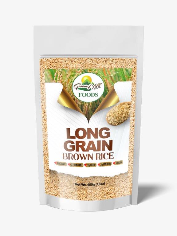 Rice - Long Grain Brown- 455g (16oz)