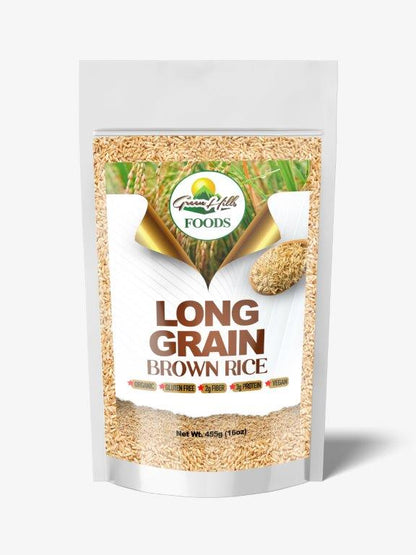 Rice - Long Grain Brown- 455g (16oz)