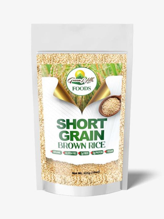 Rice Brown - Short Grain - 455g (16oz)