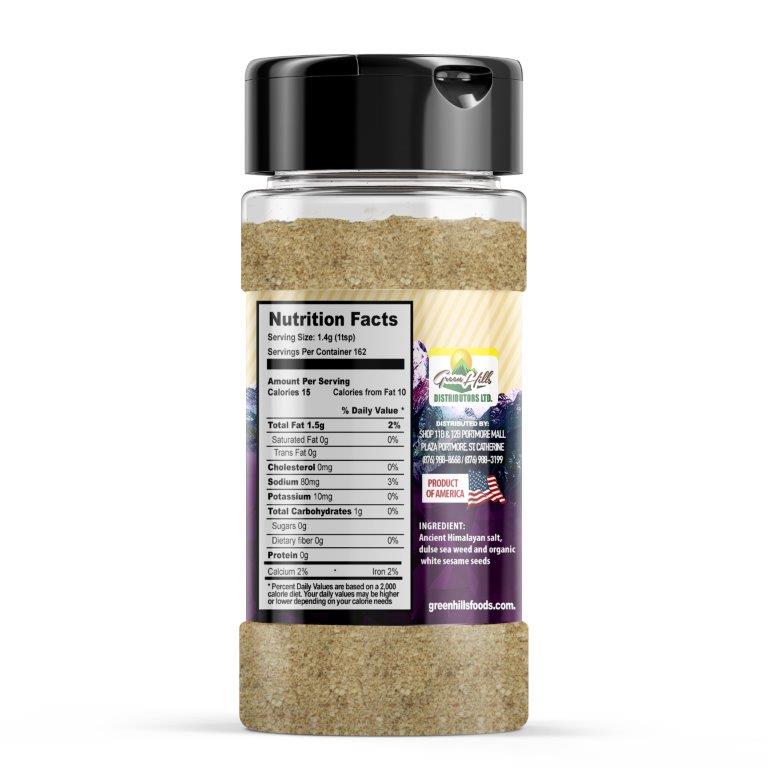 Gomasio Sesame Salt ( Pink & Black Salt) -226.80g (8oz)