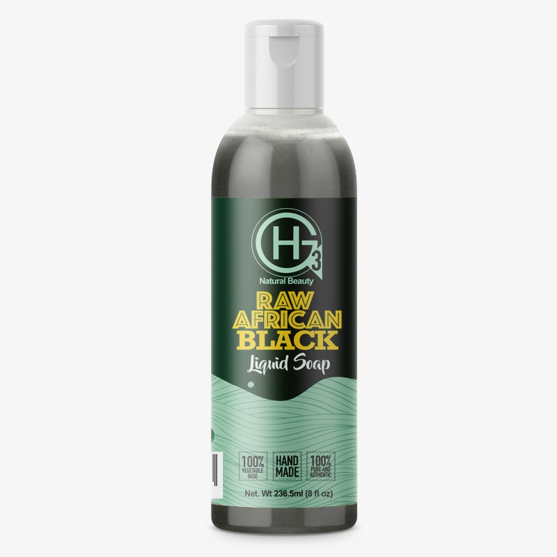 Black Liquid Soap - Raw – 355ml (12fl. oz)