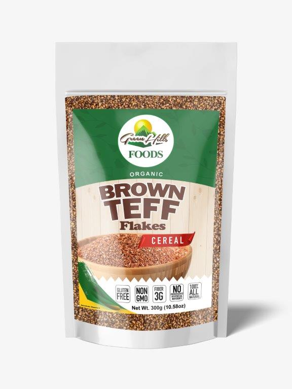 Teff Brown Flakes -300g (10.58oz)