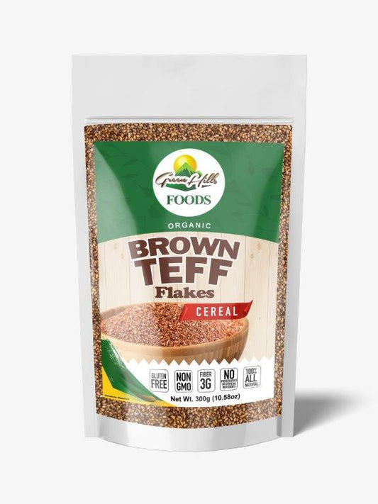 Teff Brown Flakes -300g (10.58oz)