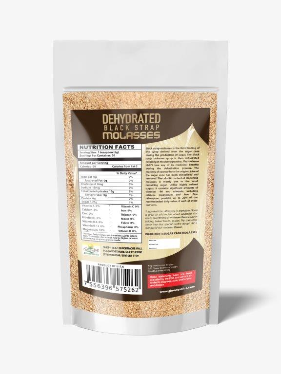 Blackstrap Molasses Powder - (Dehydrated) - 400g (14oz)