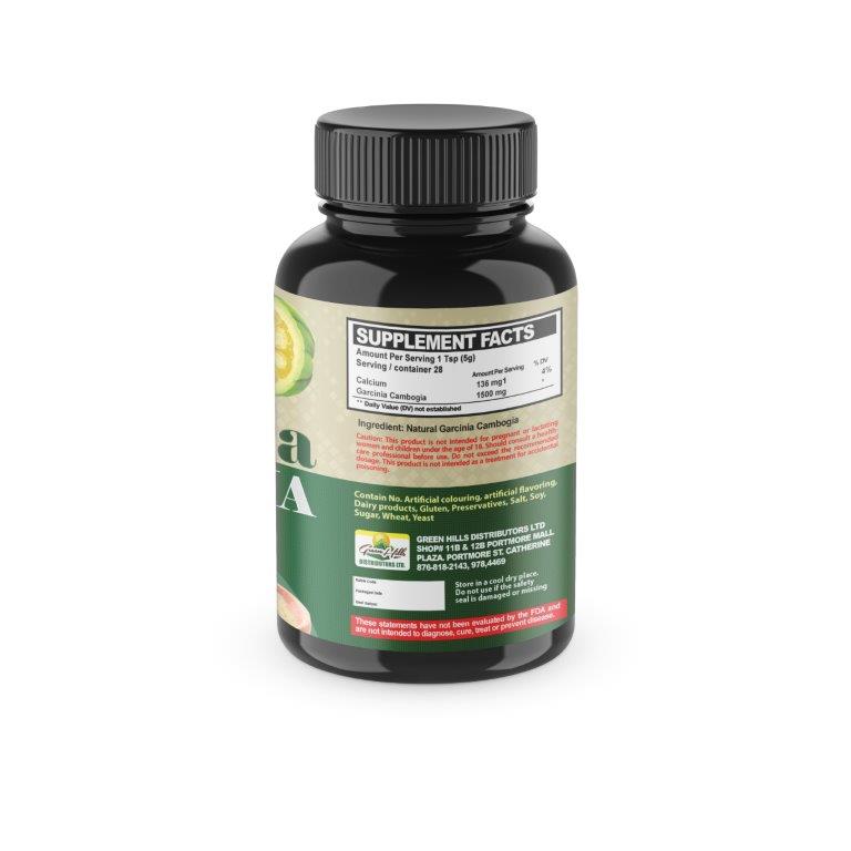 Garcinia Combogia Powder - 1500mg - 5oz