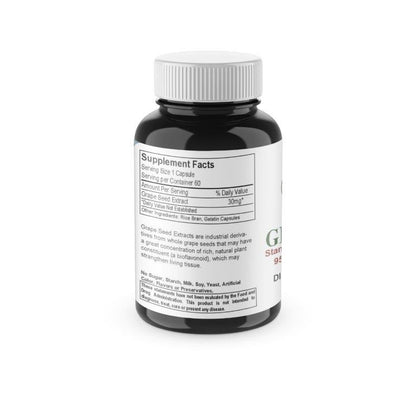 Grape Seed Extract 30mg – 60 Caps