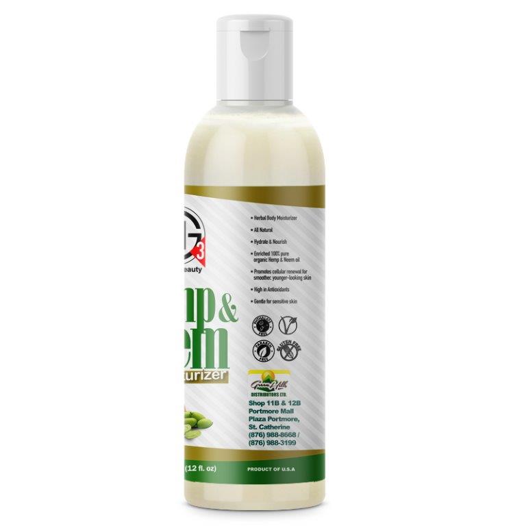 Hemp & Neem Moisturizer -355ml (12fl oz)