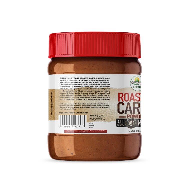 Carob Powder - Roasted -215g (7.58oz)