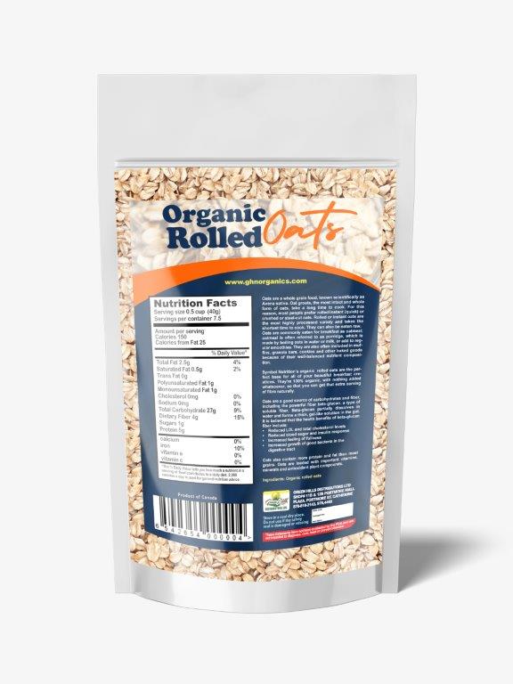 Rolled Oats - Organic - 300g (10.58oz)