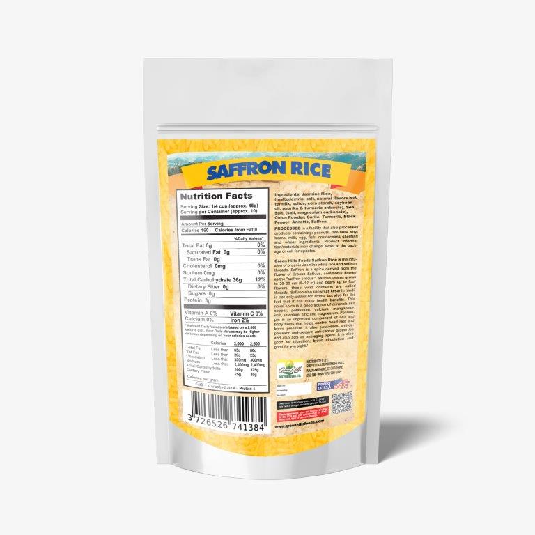 Rice - Saffron  - 453.60g (16oz)