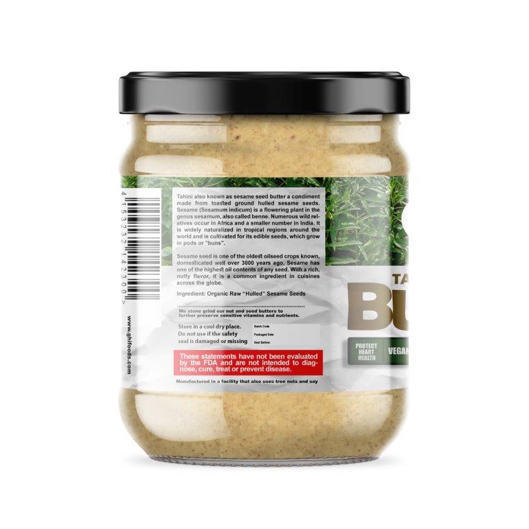 Tahini Sesame Seed Butter - Organic 340.8g (12oz)