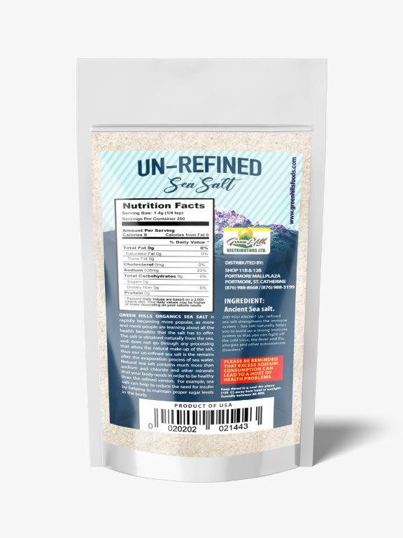 Sea Salt - Un-Refined - 350g (12.34oz)